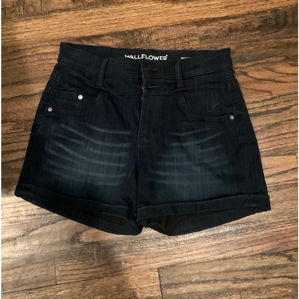 Black Wallflower Jean Shorts